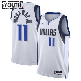 Dallas Mavericks Trikot Tim Hardaway JR 11 Nike 2022-23 Association Edition Weiß Swingman - Kinder